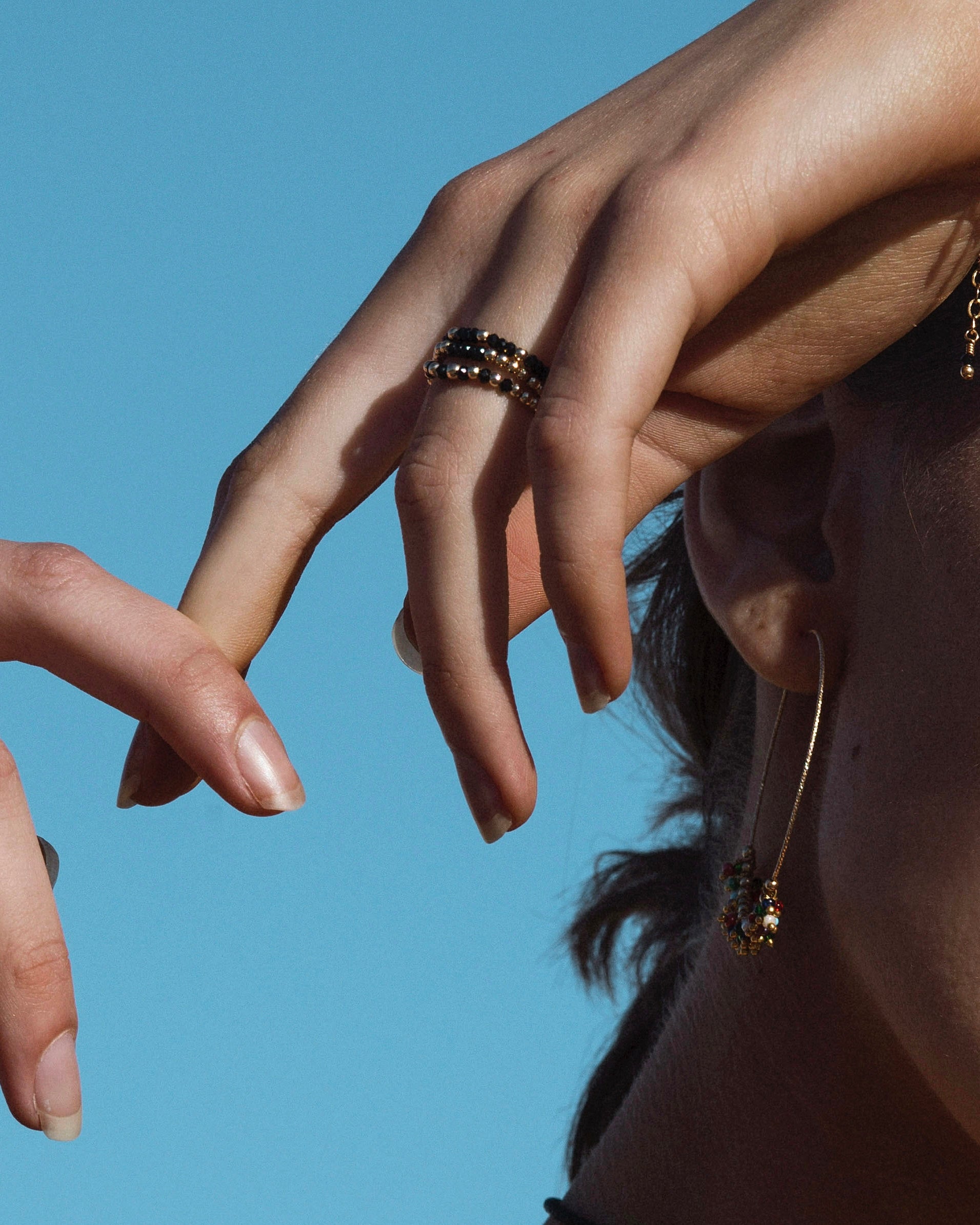 Taylor Ring Black Spinel
