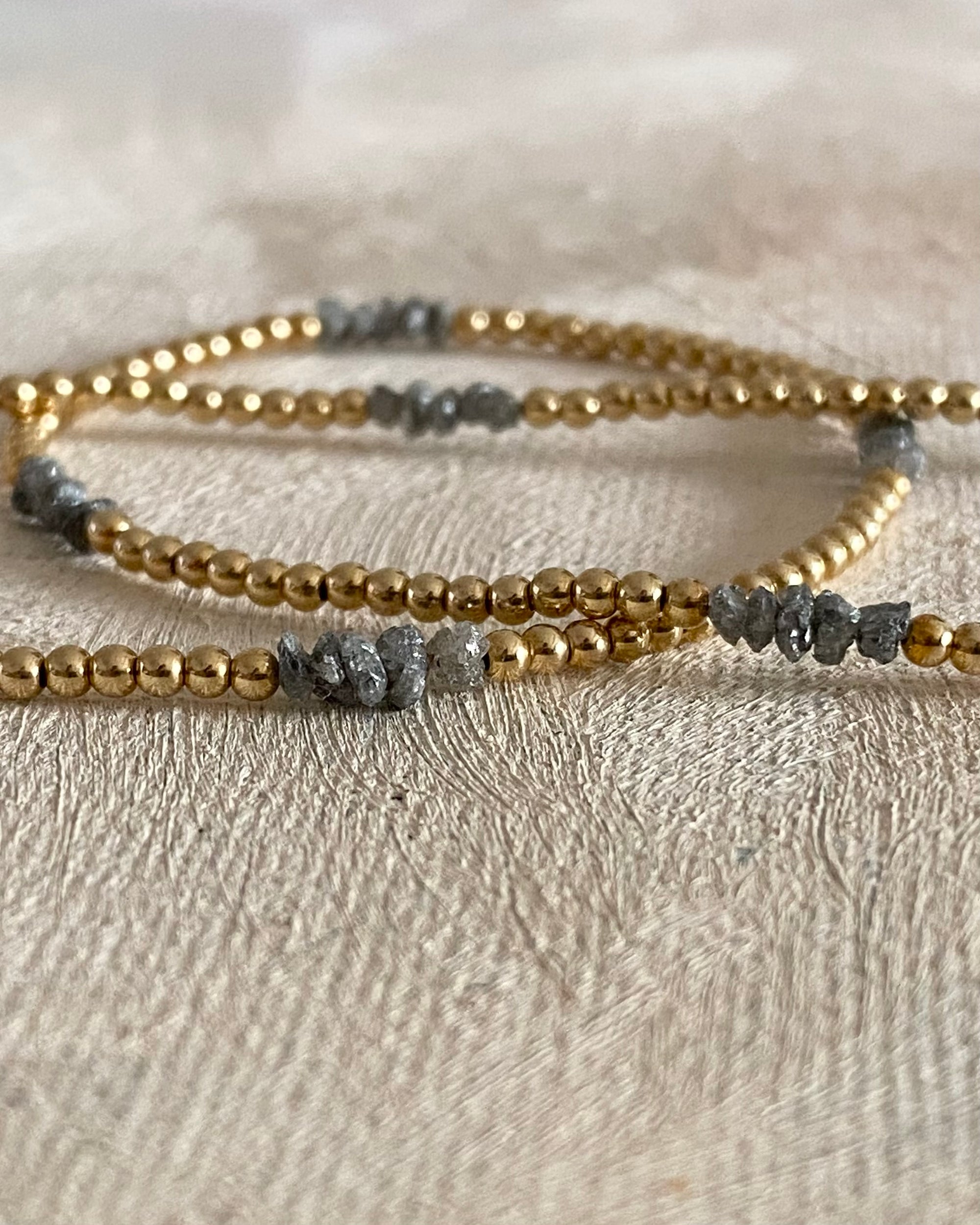 Savoy Necklace Raw Diamond