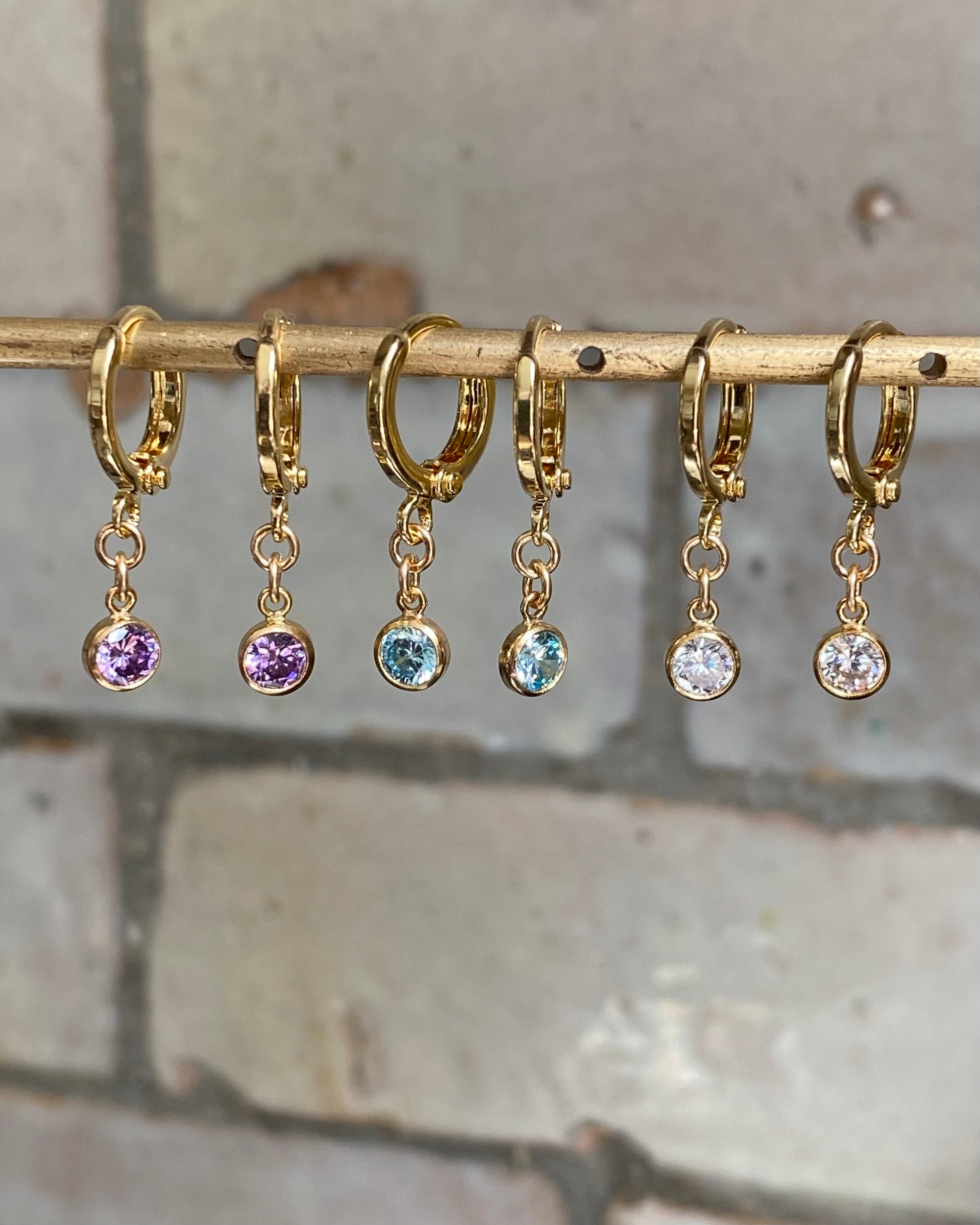 Mia Earrings Amethyst