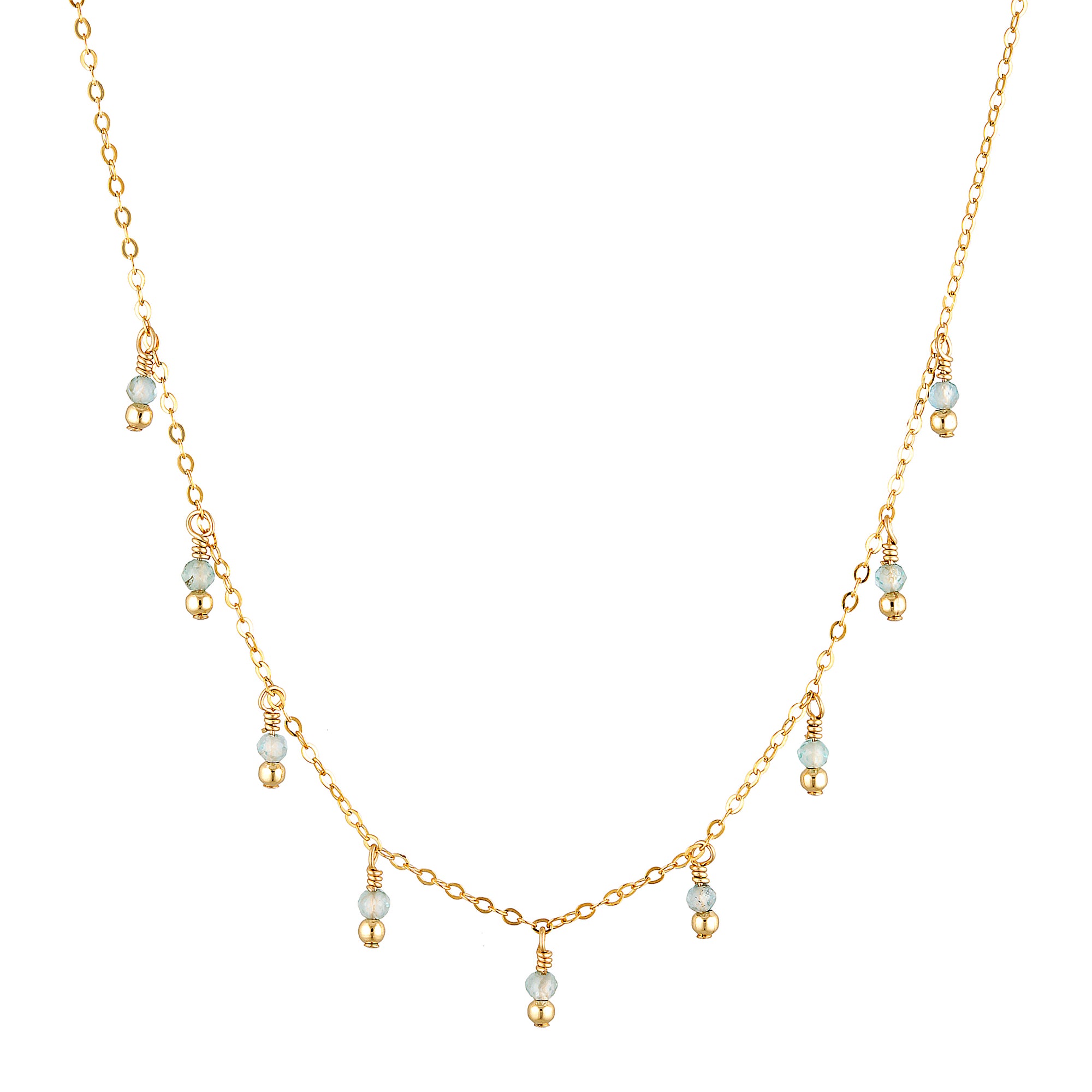 Rain Necklace Apatite