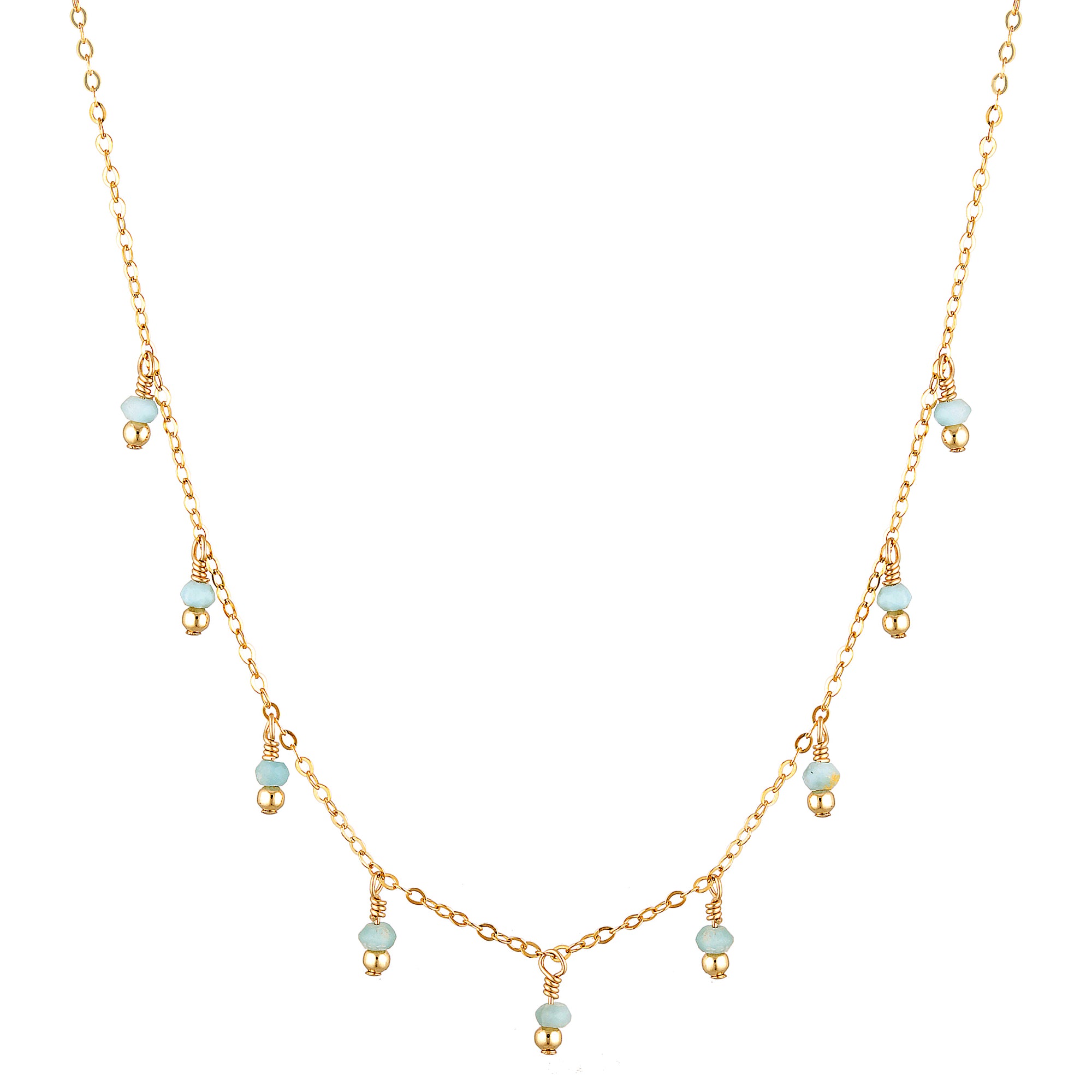 Rain Necklace Larimar