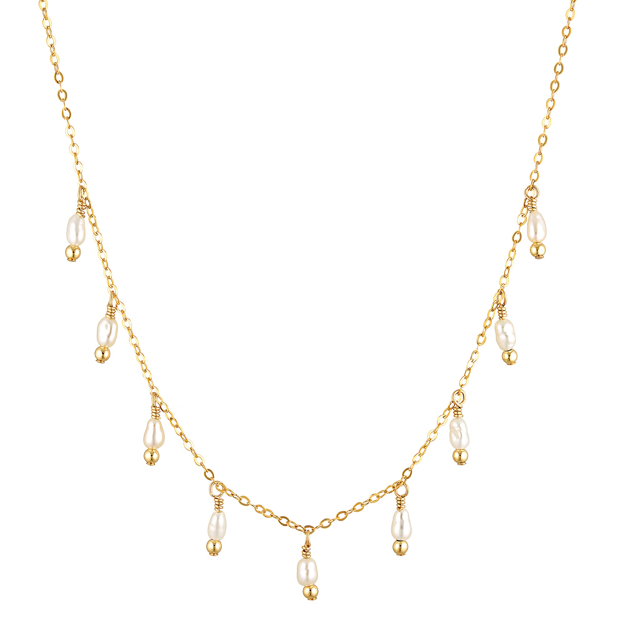 Rain Necklace Pearl