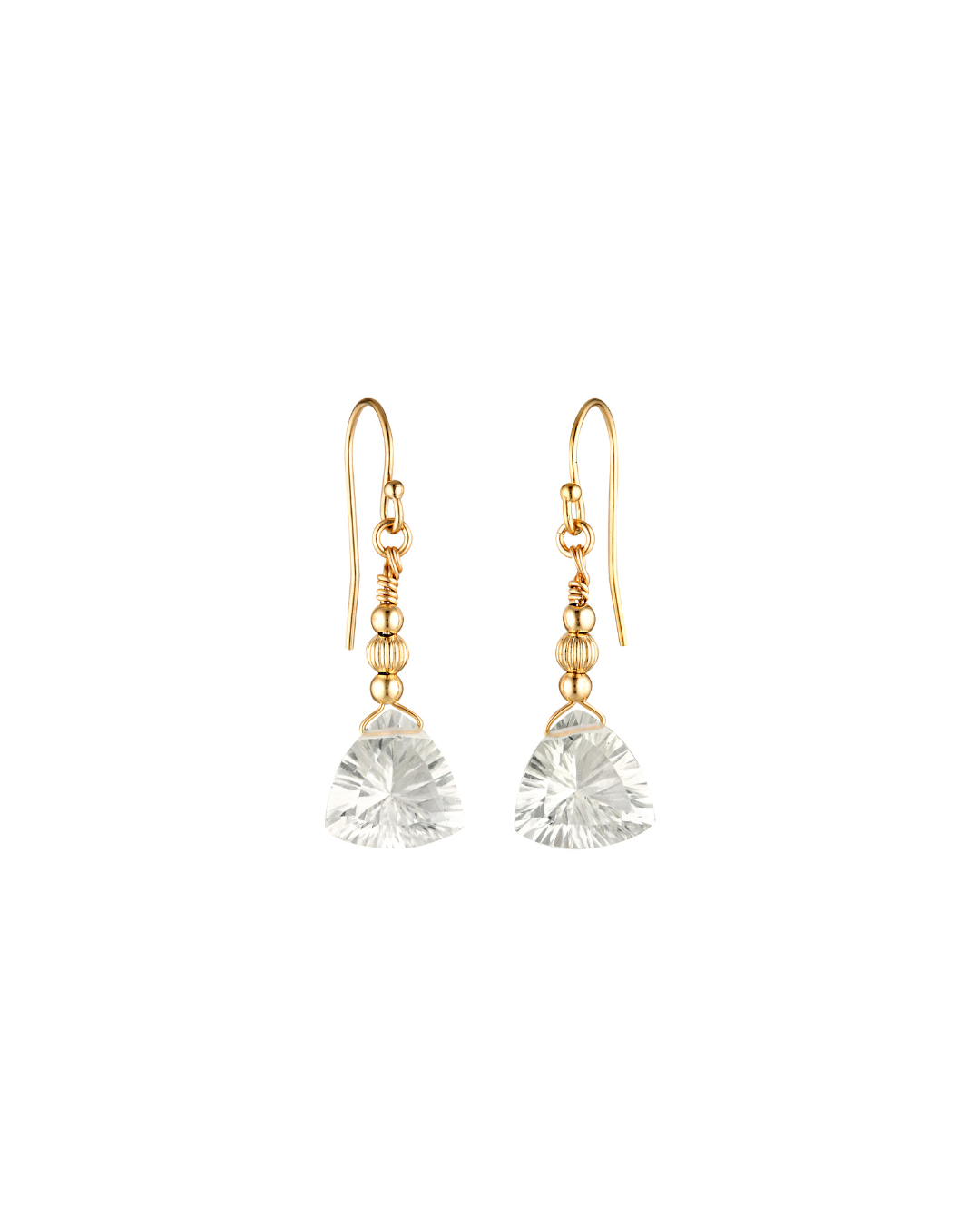 Amari Earrings Green Amethyst