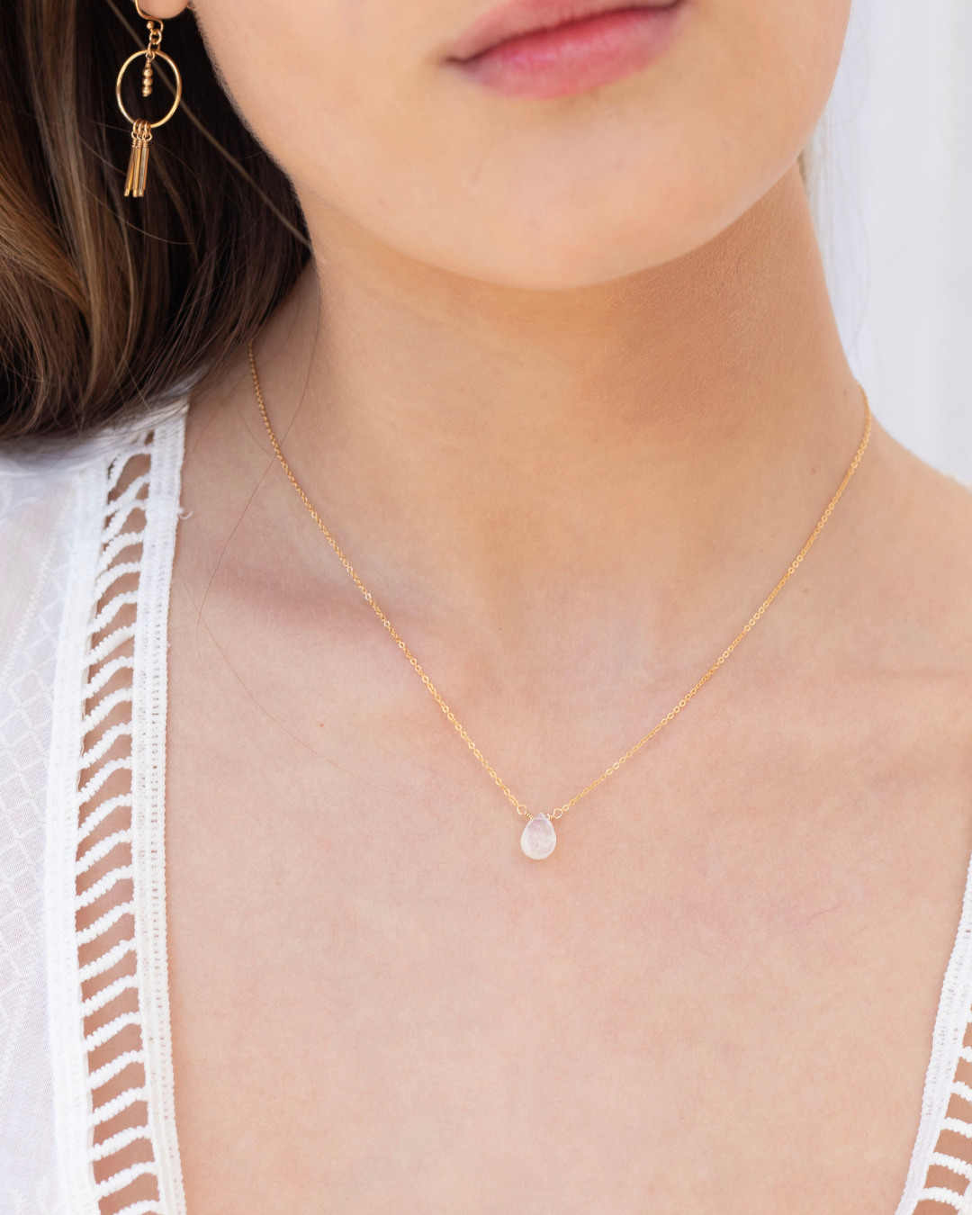 Ava Necklace Moonstone