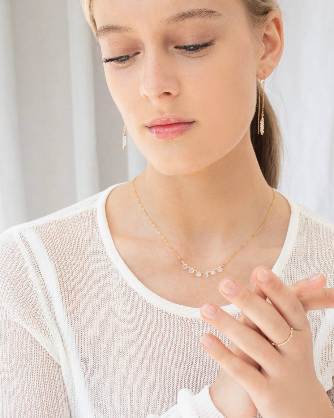 Caprice Necklace Moonstone