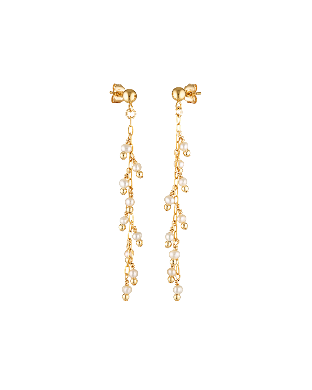 Cascade Earrings Pearl