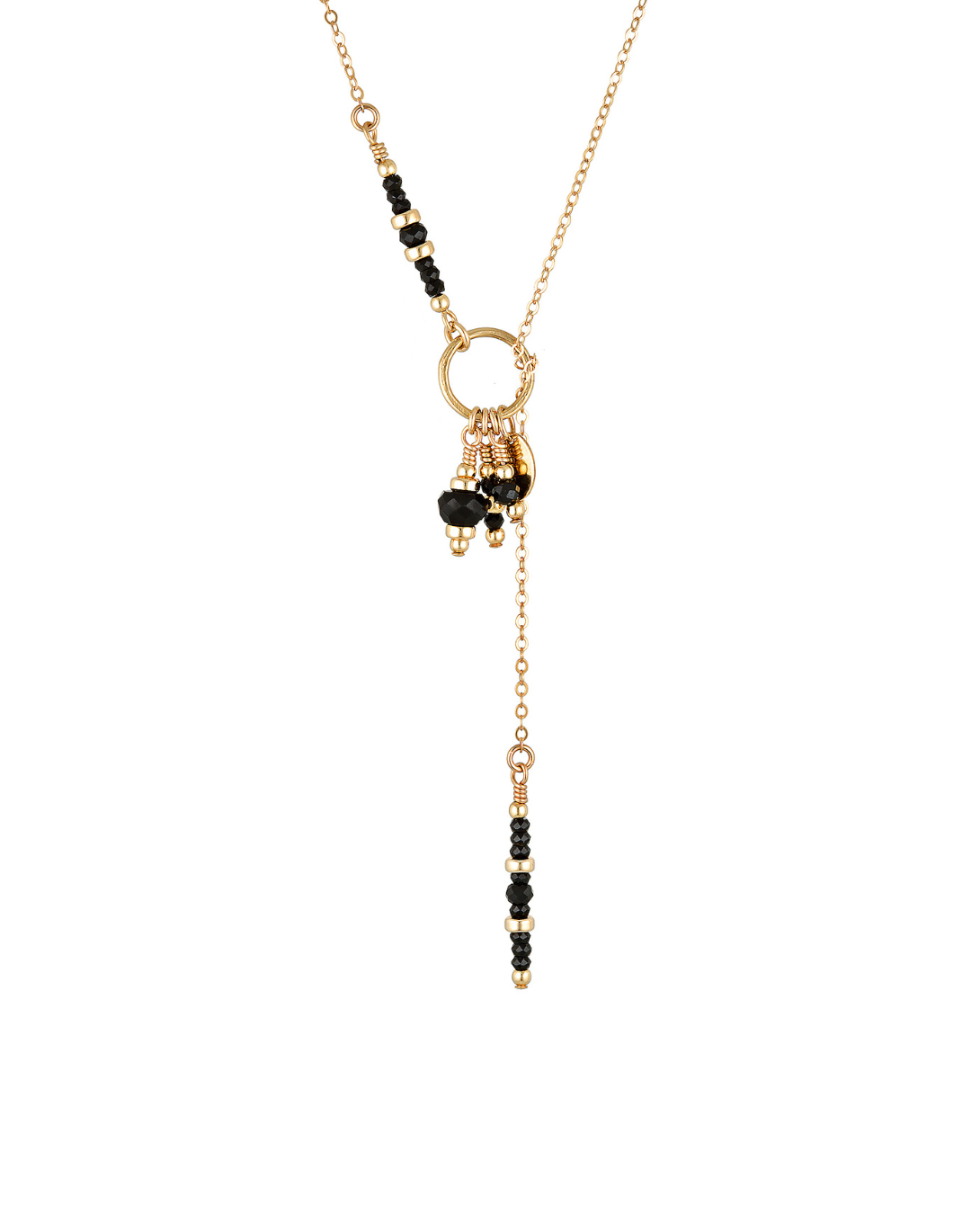 Colliss Necklace Black Onyx & Spinel