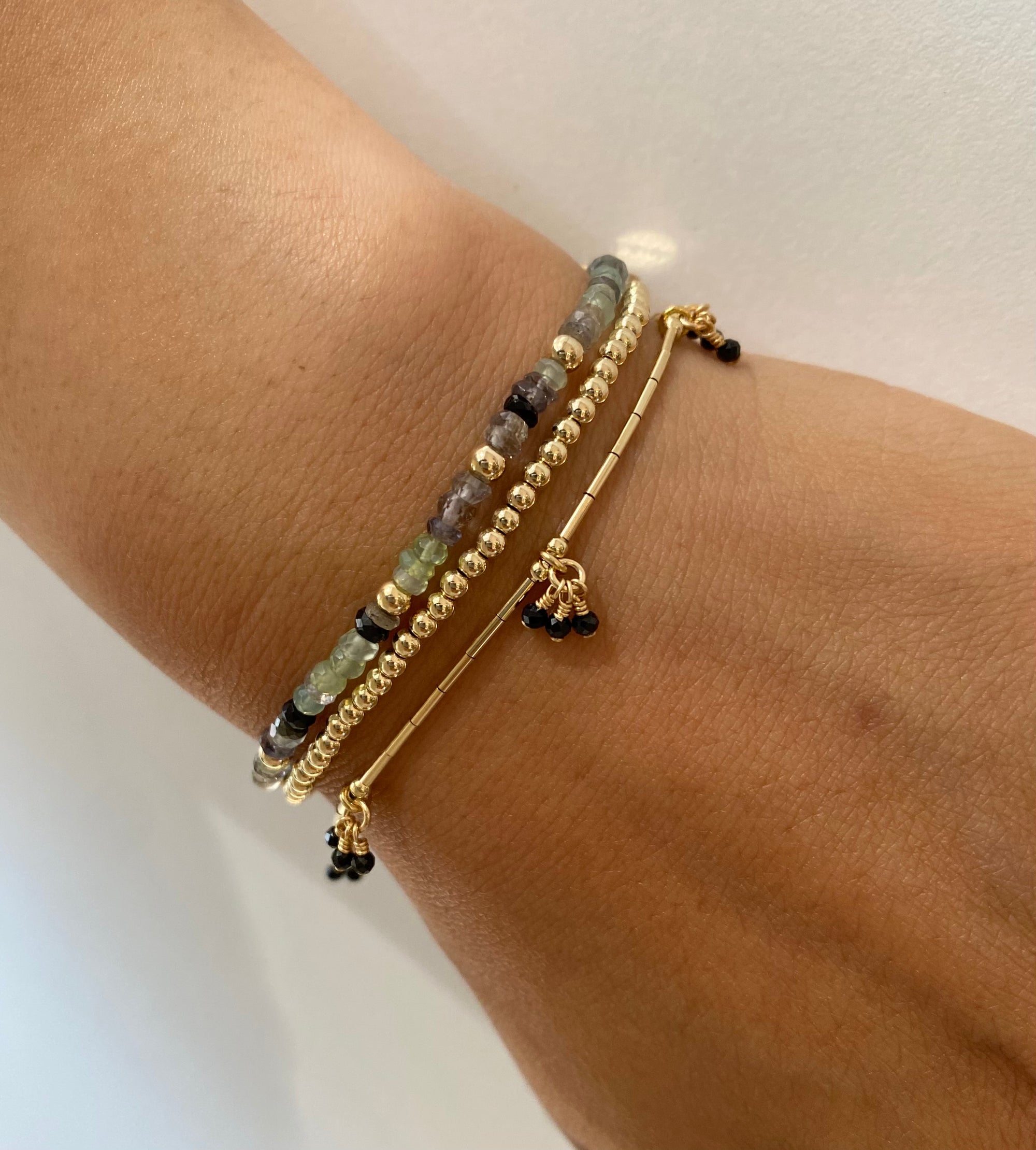 Cozumel Bracelet Black Spinel