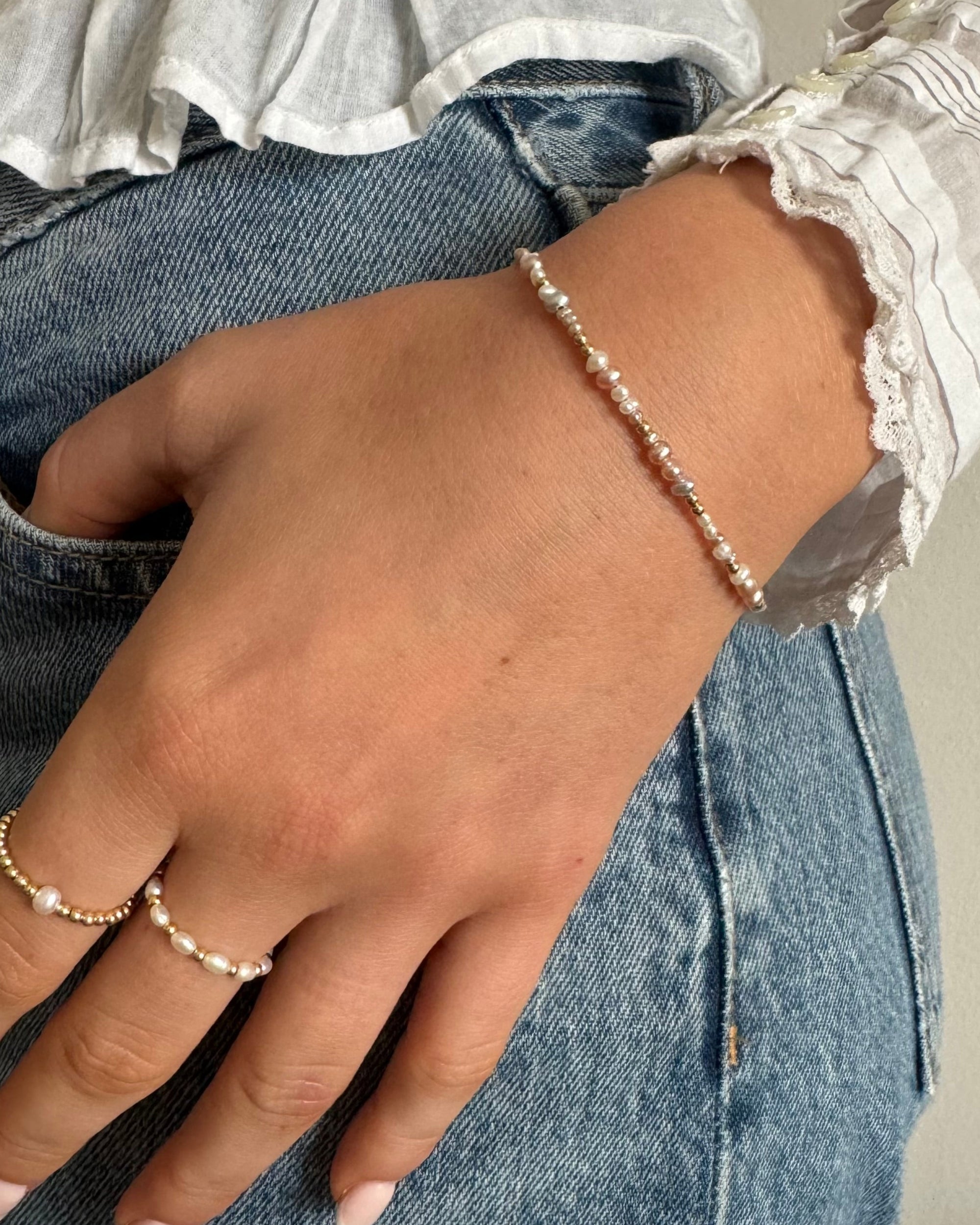 Rosa Bracelet Pearl