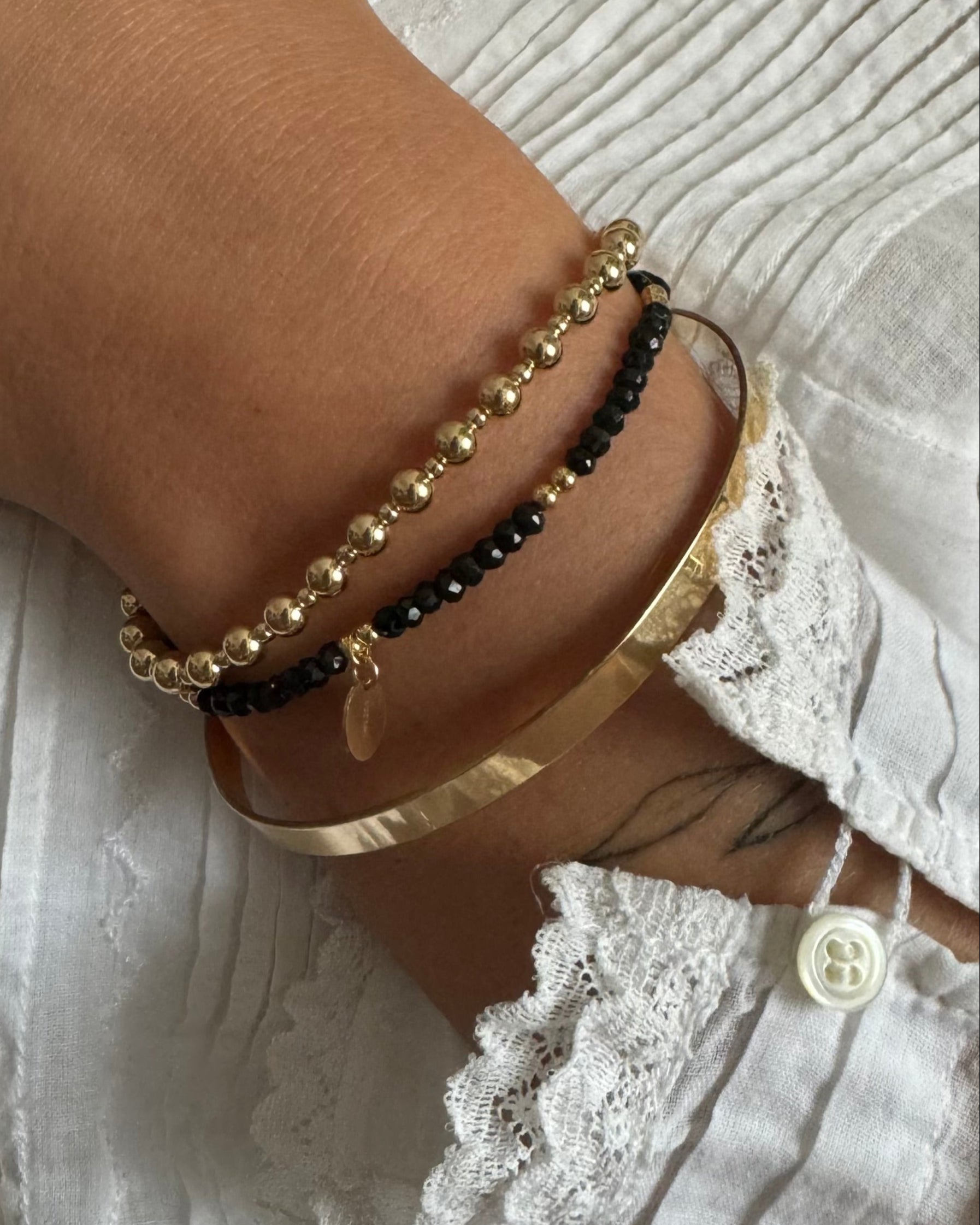 Taylor Bracelet Black Spinel