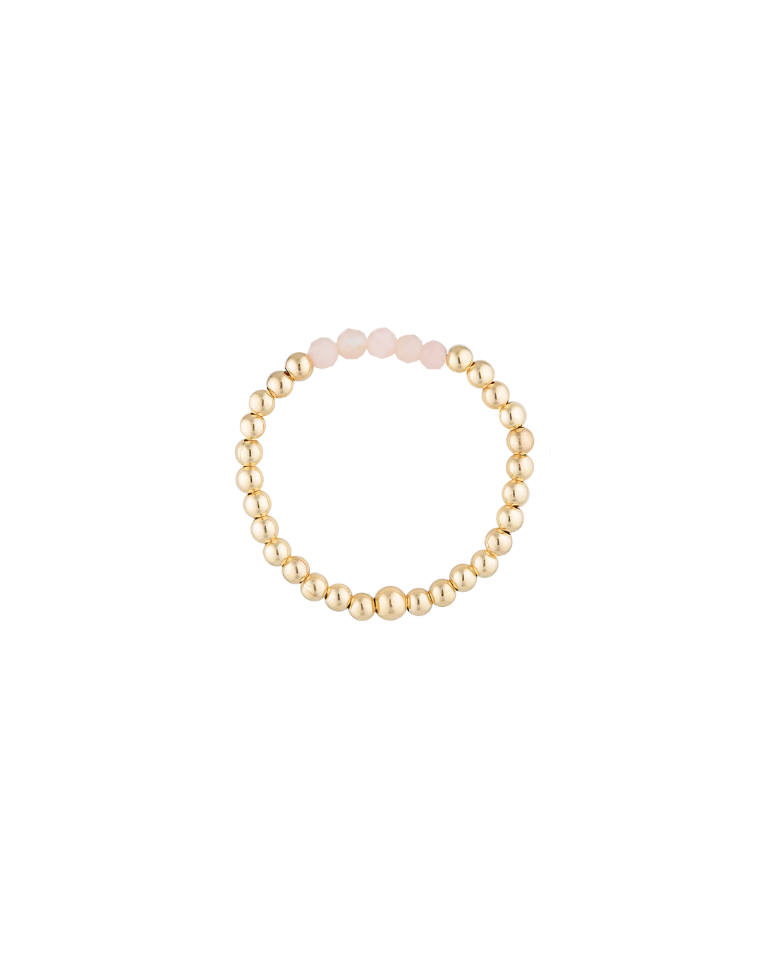 Indie Ring Pink Peruvian Opal