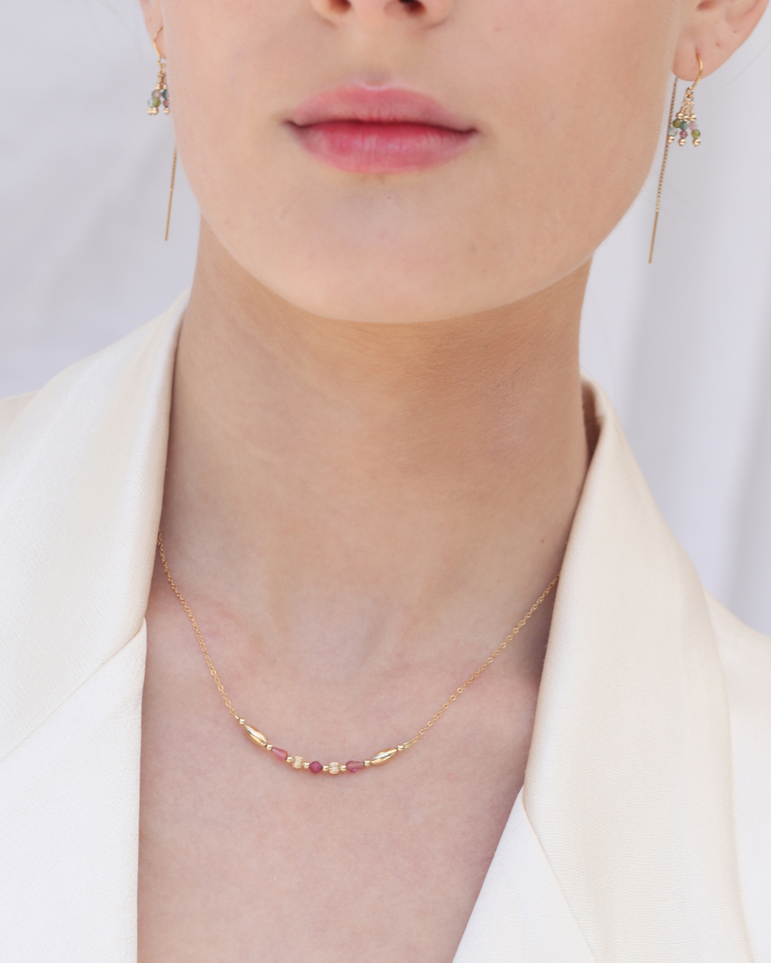 Rima Earrings Tourmaline