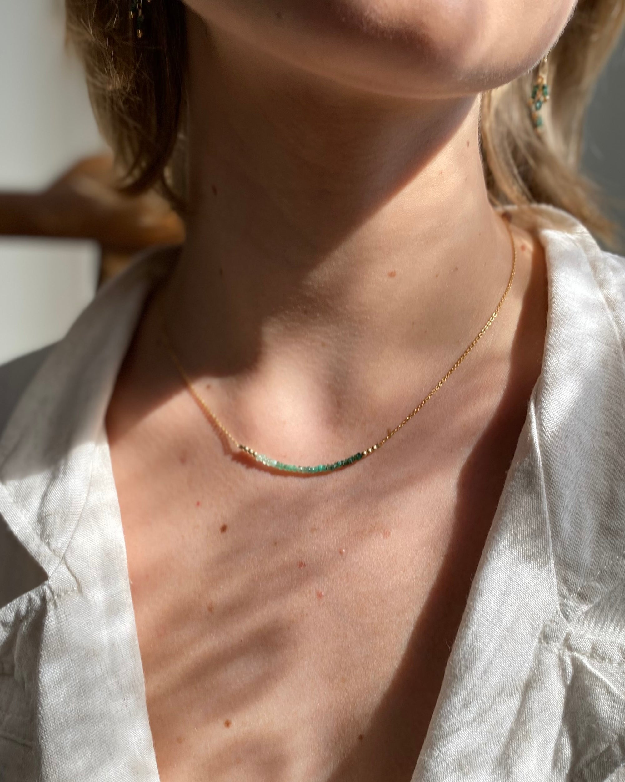 Milla Necklace Emerald