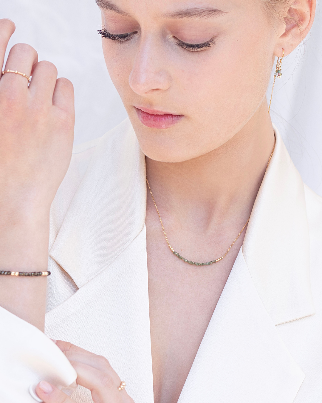 Milla Necklace Raw Diamond
