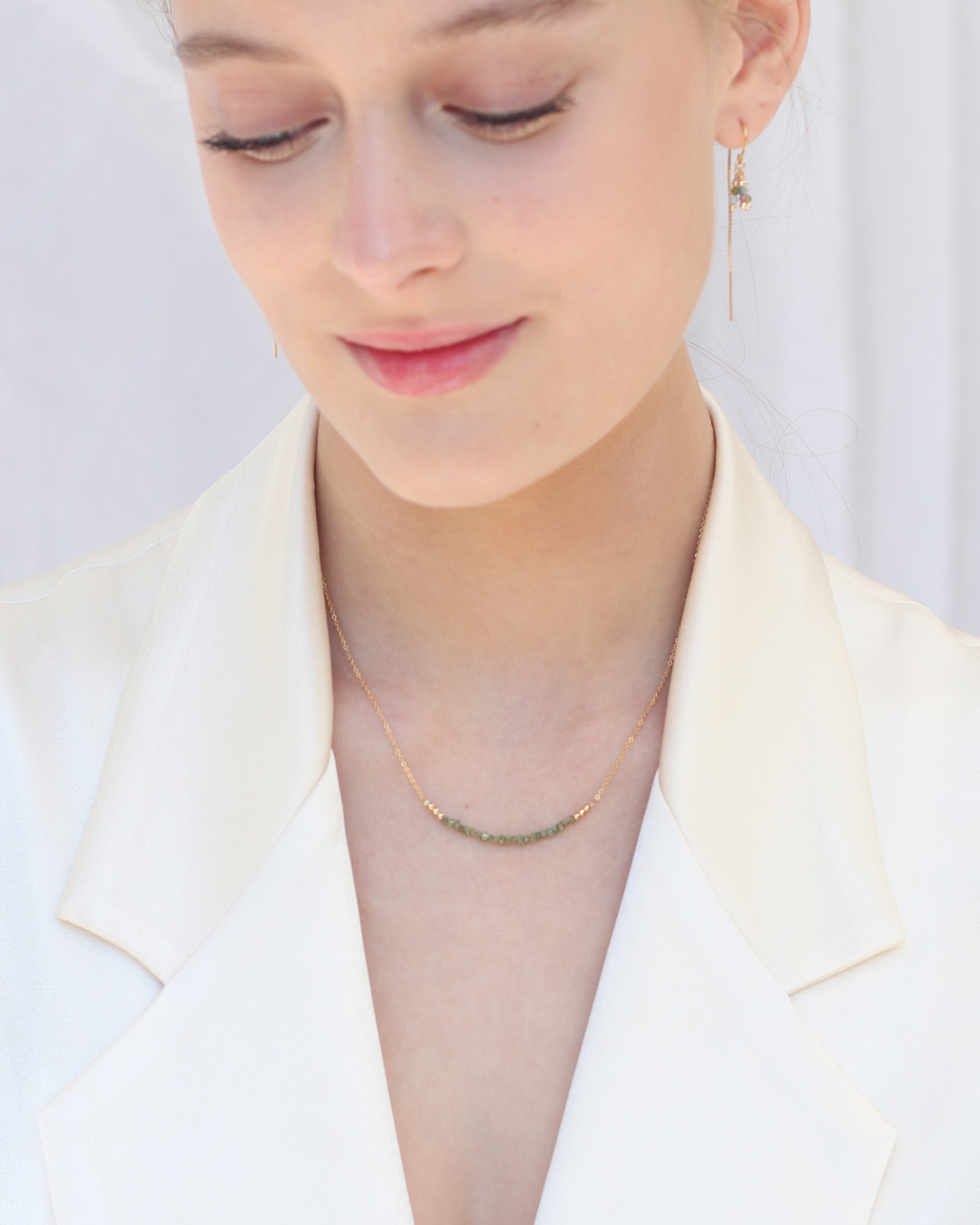 Milla Necklace Raw Diamond