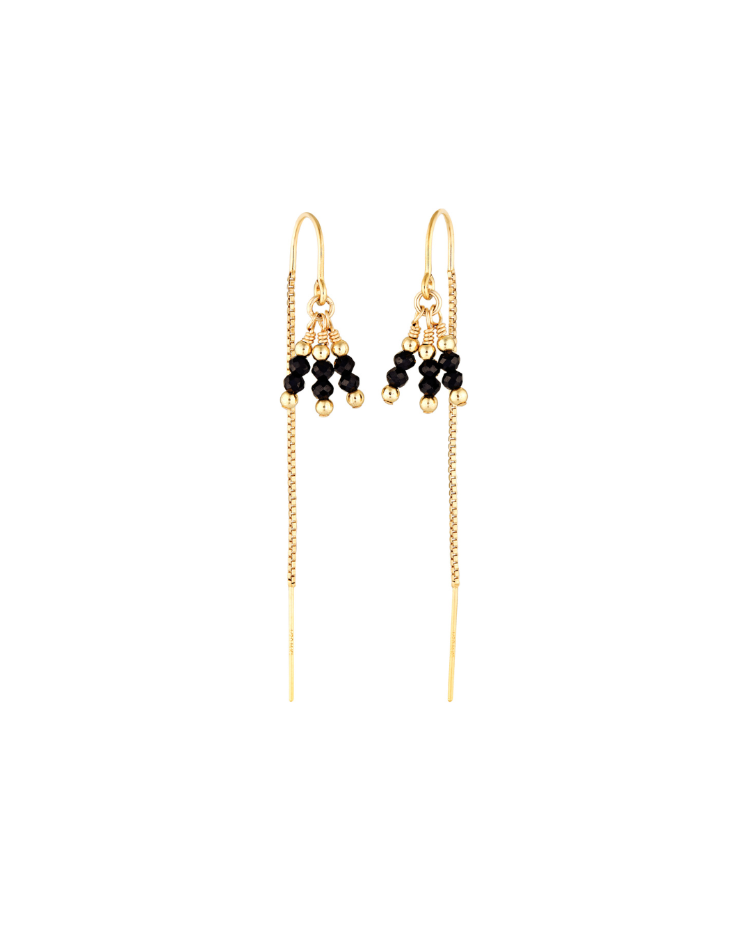 Rima Earrings Black Spinel