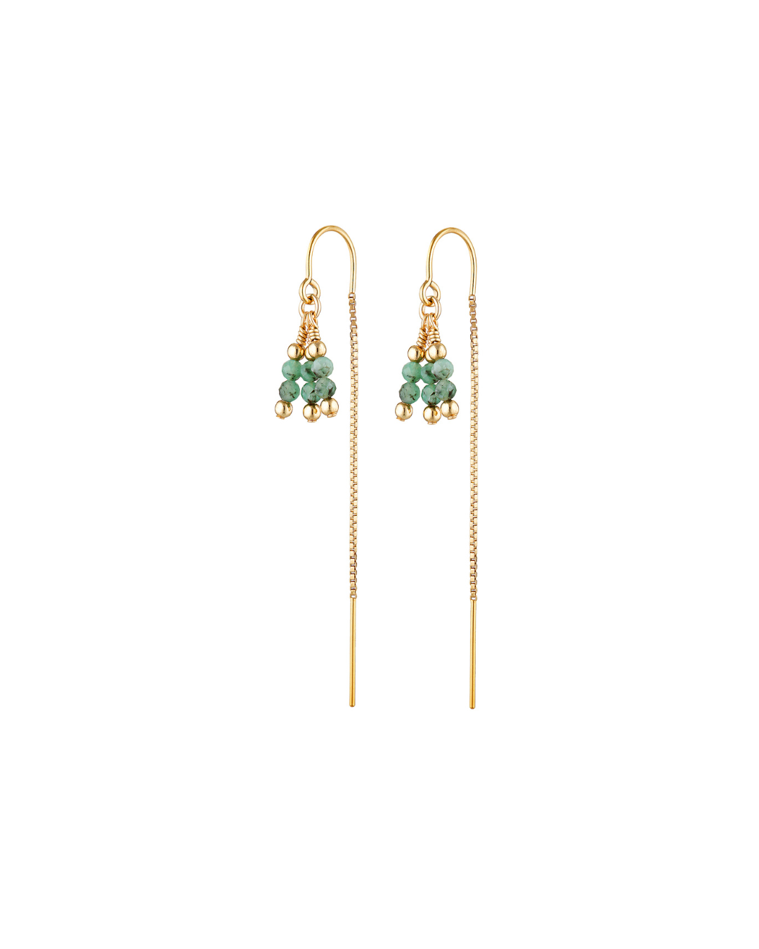 Rima Earrings Emerald