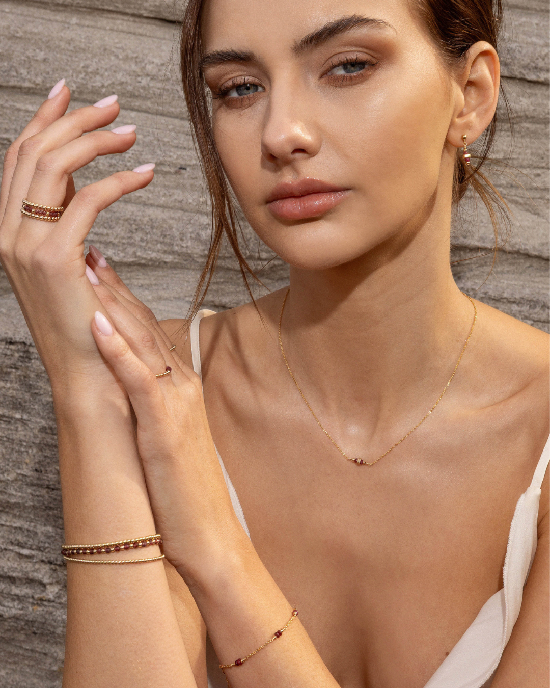 Sisi Necklace Ruby