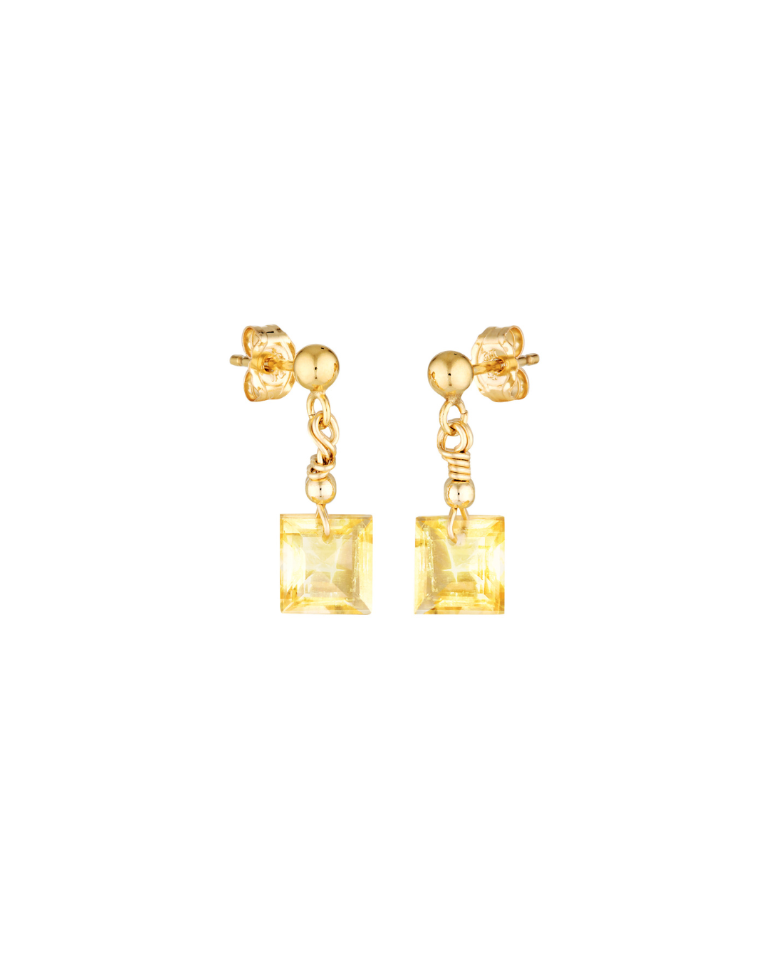 Sitre Earrings Citrine