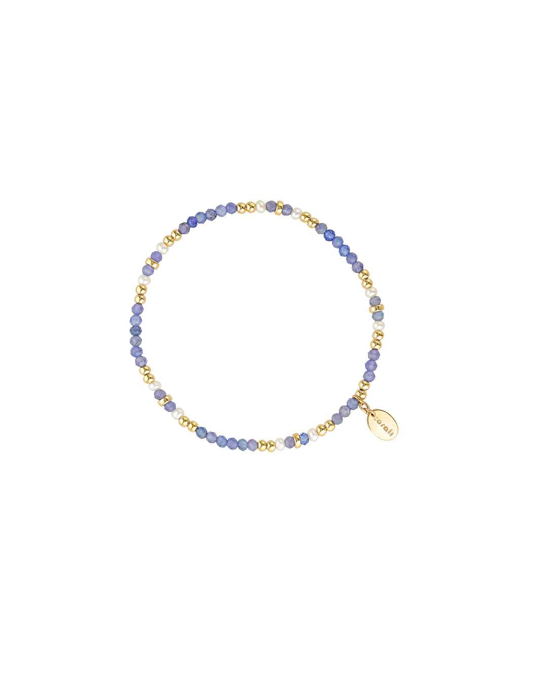 Tanzin Bracelet Tanzanite & Pearl
