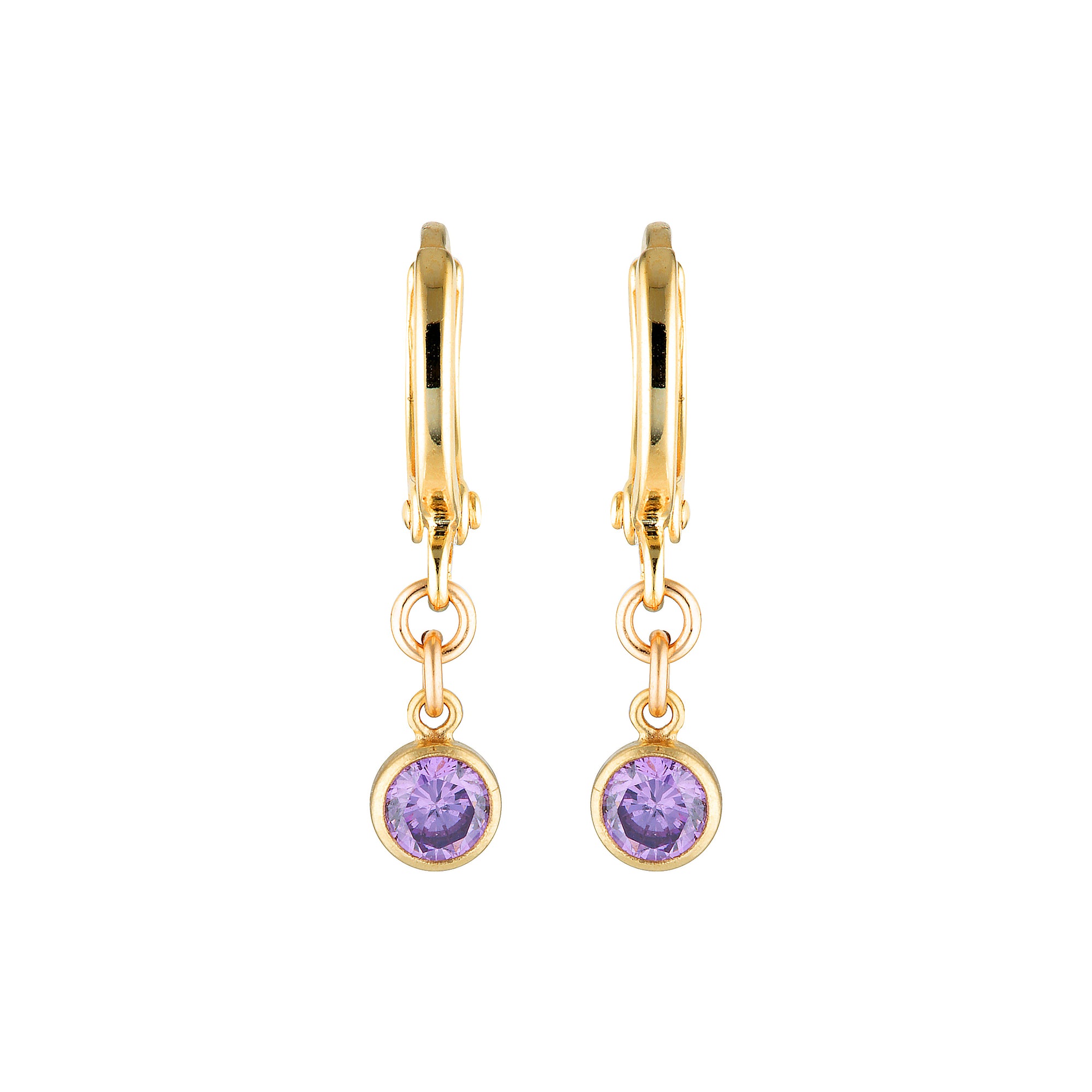 Mia Earrings Amethyst