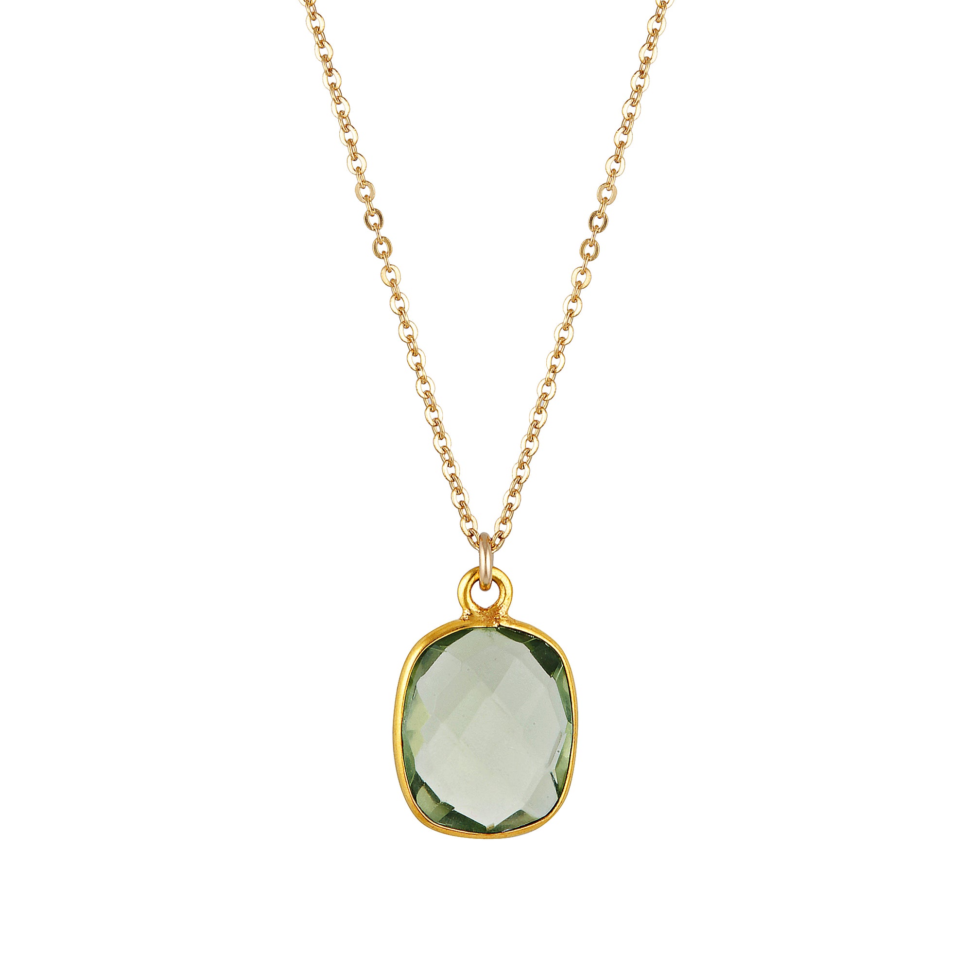 Rio Necklace Green Amethyst