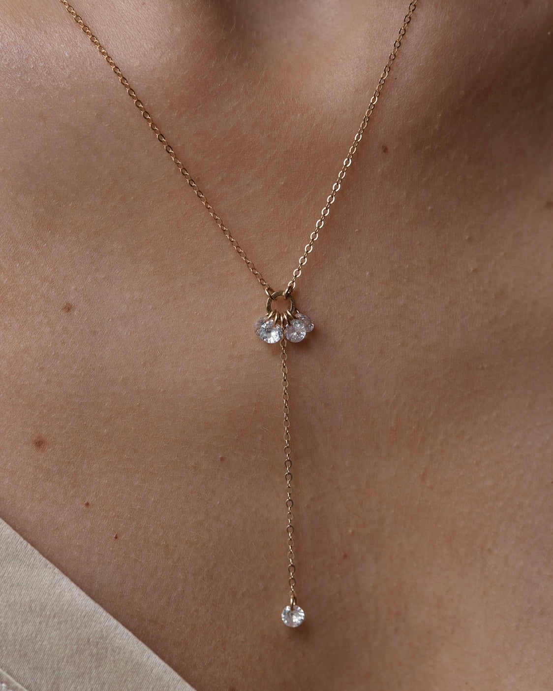 Monroe Necklace Cubic Zirconia