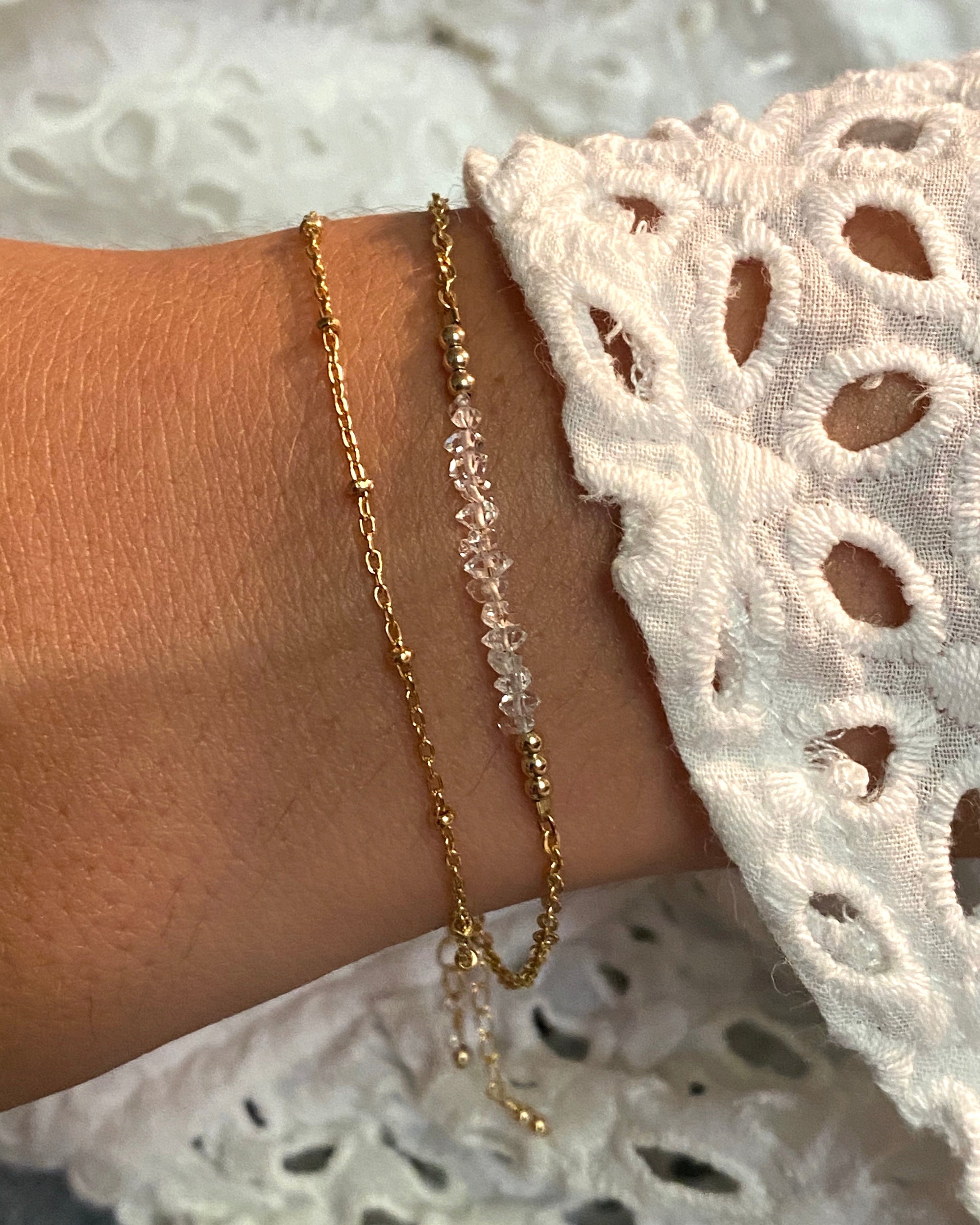 Indie Bracelet Herkimer Diamond