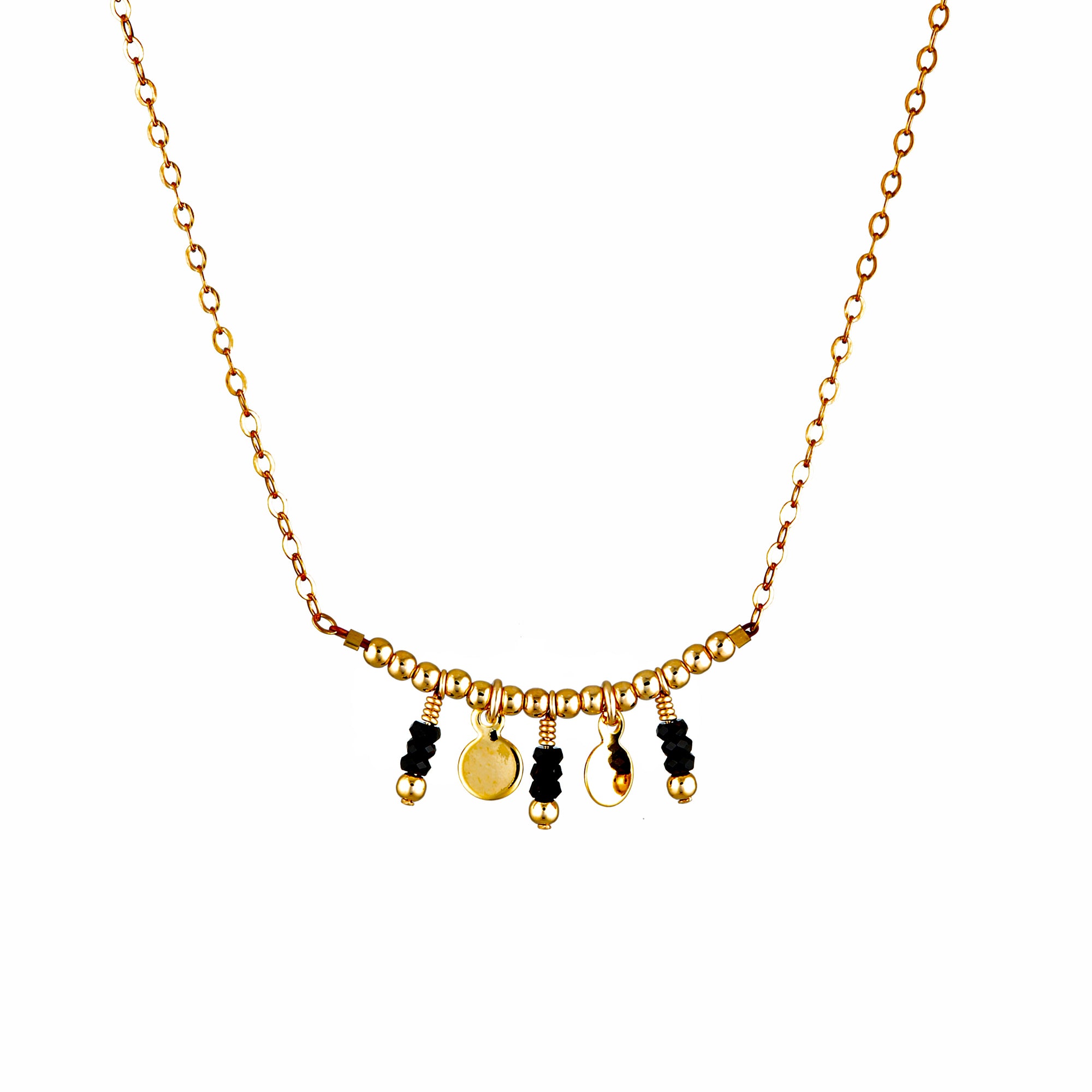 Ricco Necklace Black Spinel