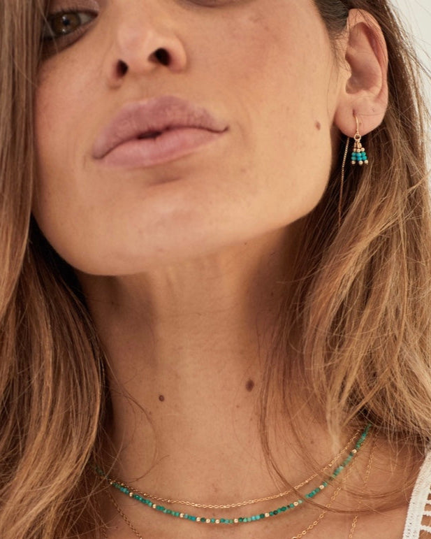 Rima Earrings Turquoise