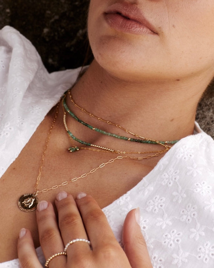 Imelda Necklace Emerald