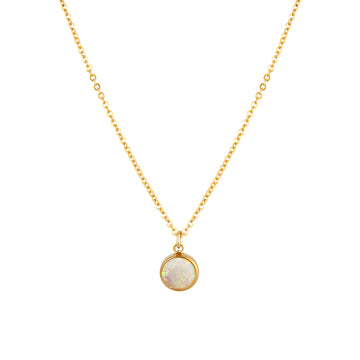 Cooper Necklace  - Opal