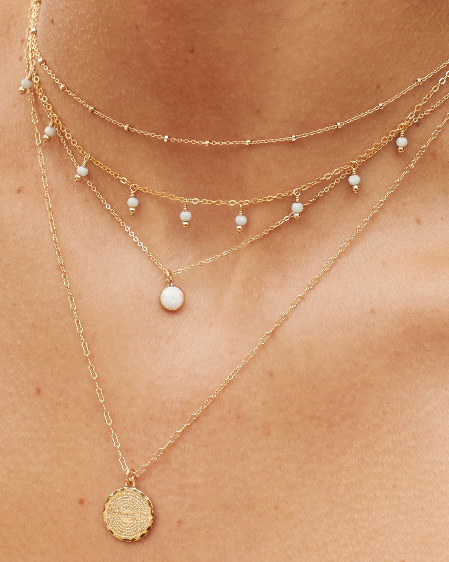 Rain Necklace Larimar