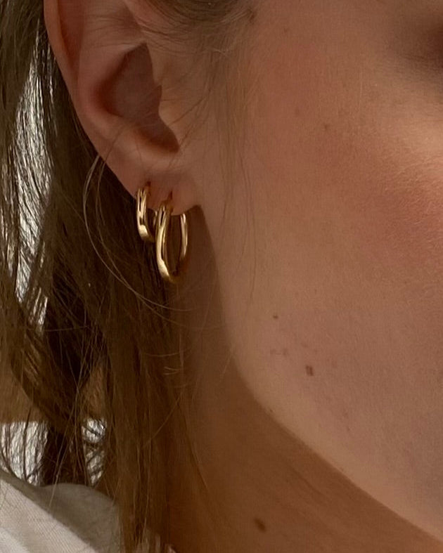 Gold Hoop Earrings Small