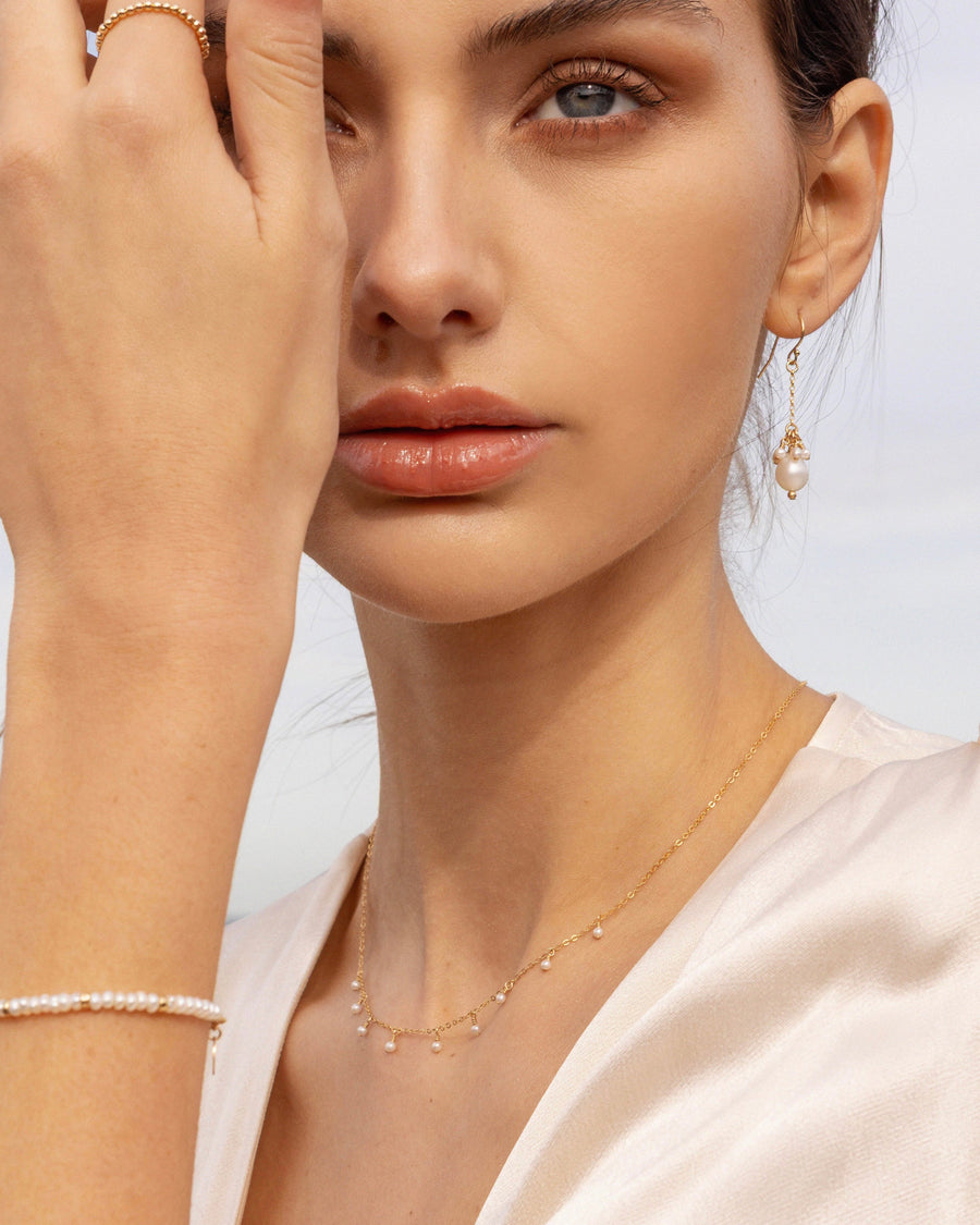 Tropea Earrings Pearl