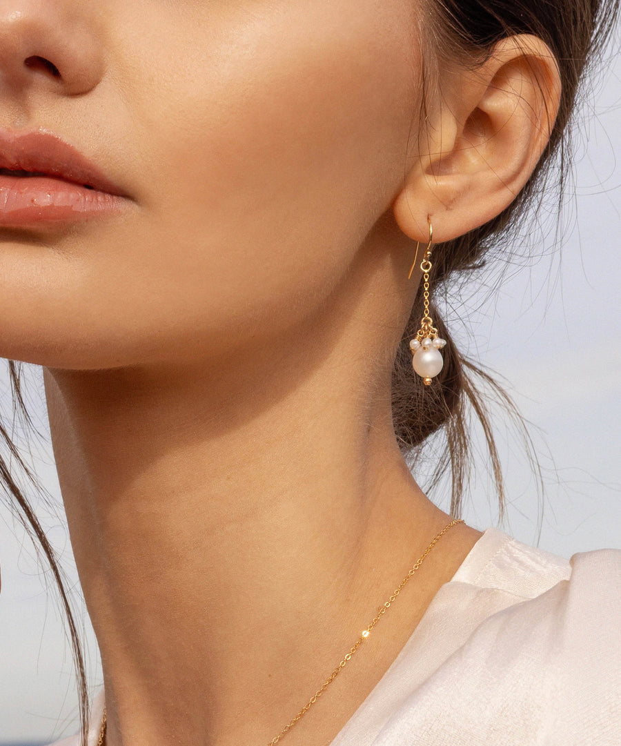 Tropea Earrings Pearl