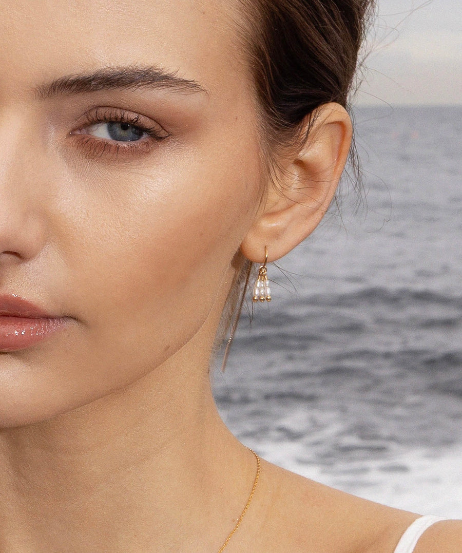 Rima Earrings Pearl