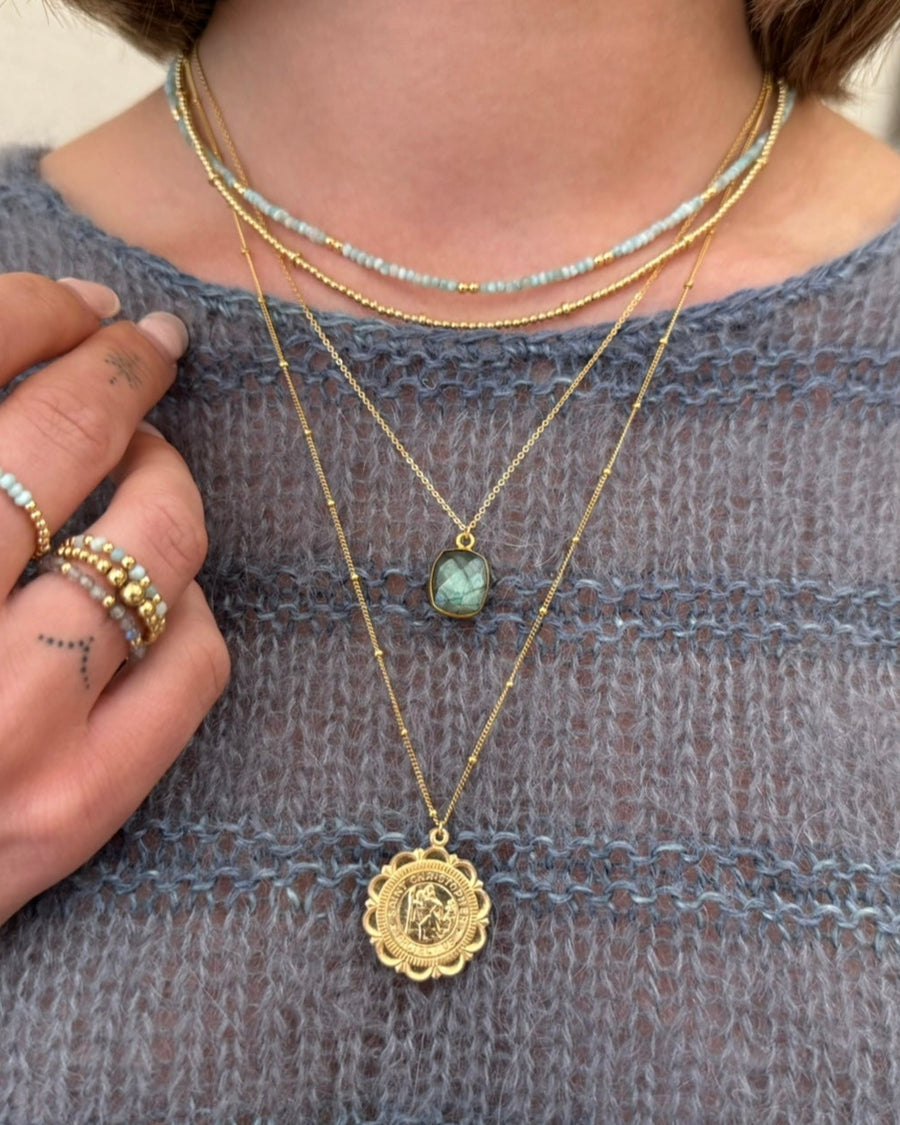 Dakota Necklace Labradorite