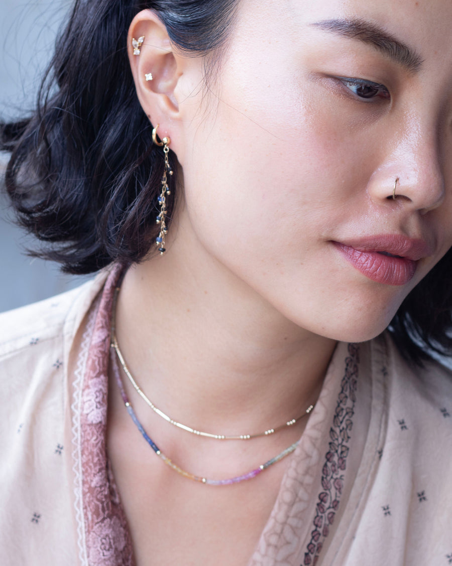 Cascade Earrings Sapphire