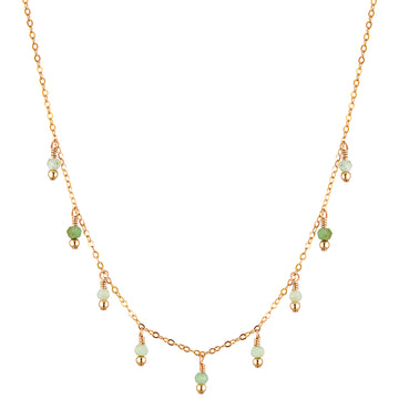 Rain Choker Necklace ~ Chrysoprase