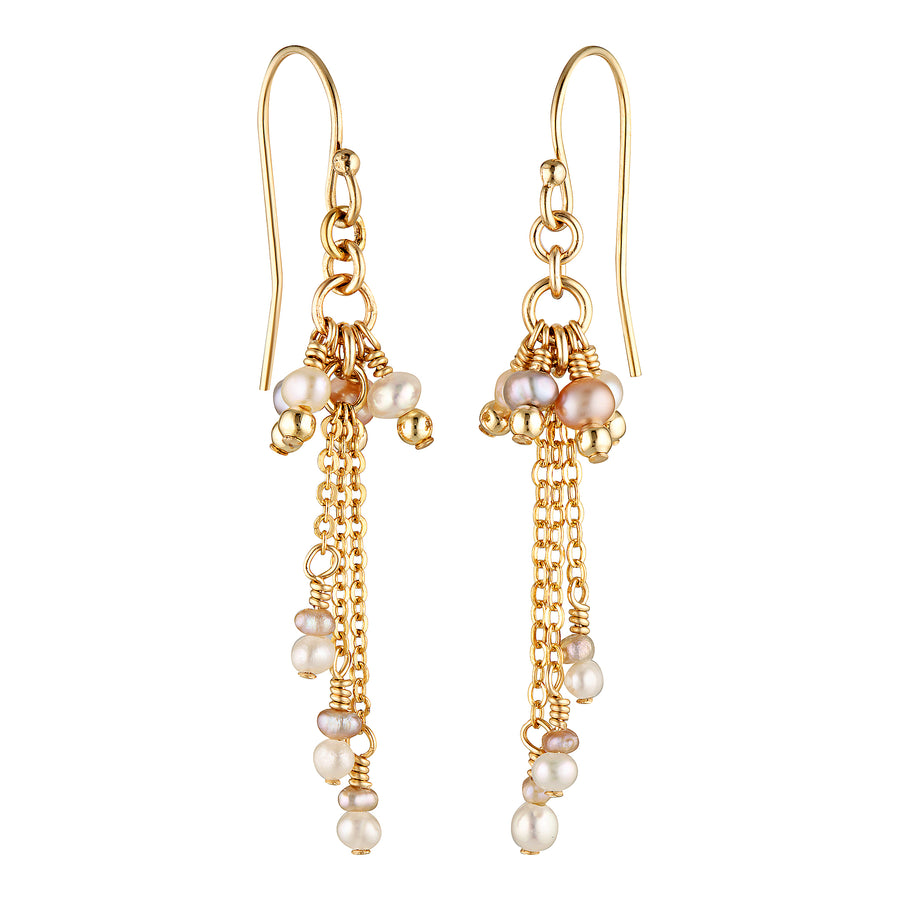 Rosa Earrings ~ Pearl