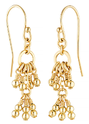 Flamenca Earrings ~ Gold