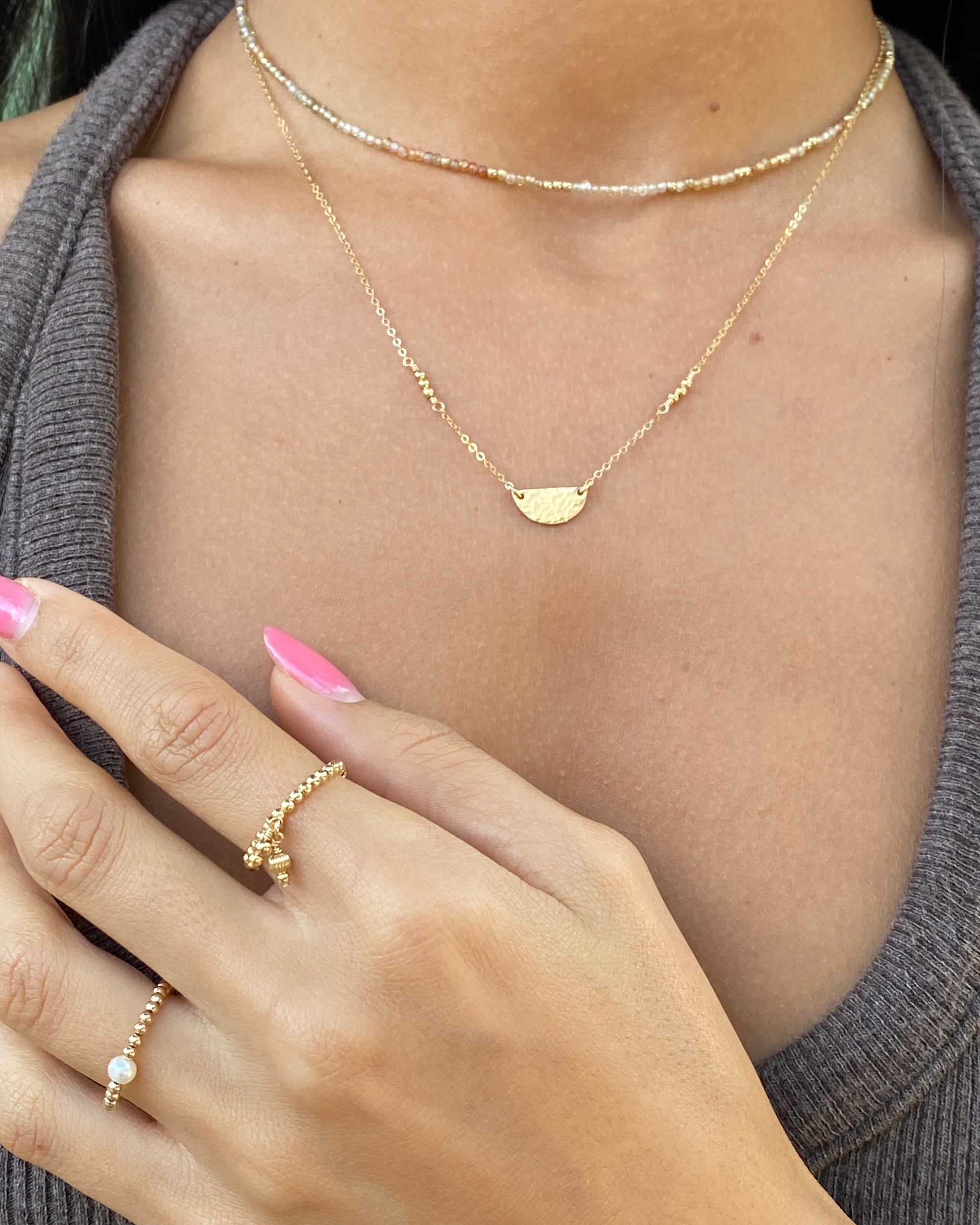 Desert Rose Necklace Zircon
