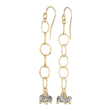 Brooklyn Earrings ~ Herkimer Diamond