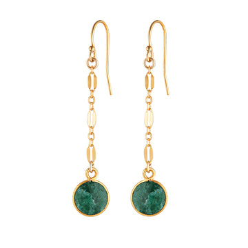 Mara Earrings ~ Emerald