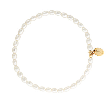 Samoa Bracelet ~ Gold & Pearls
