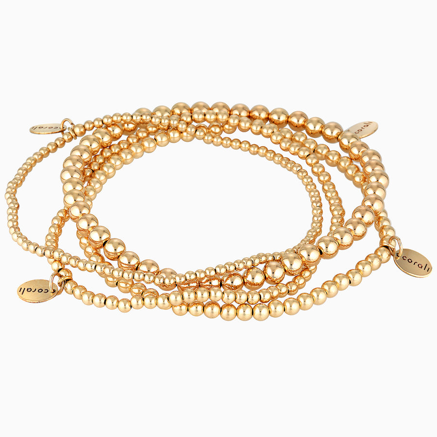 Bead Bracelet ~ Gold