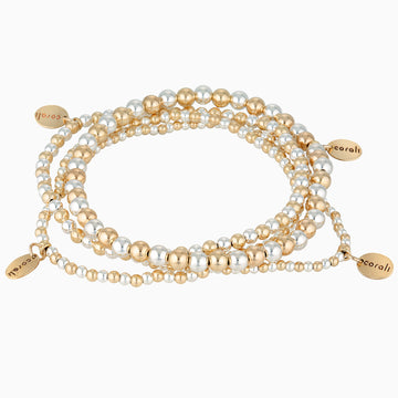 Bead Bracelet ~ Gold & Silver