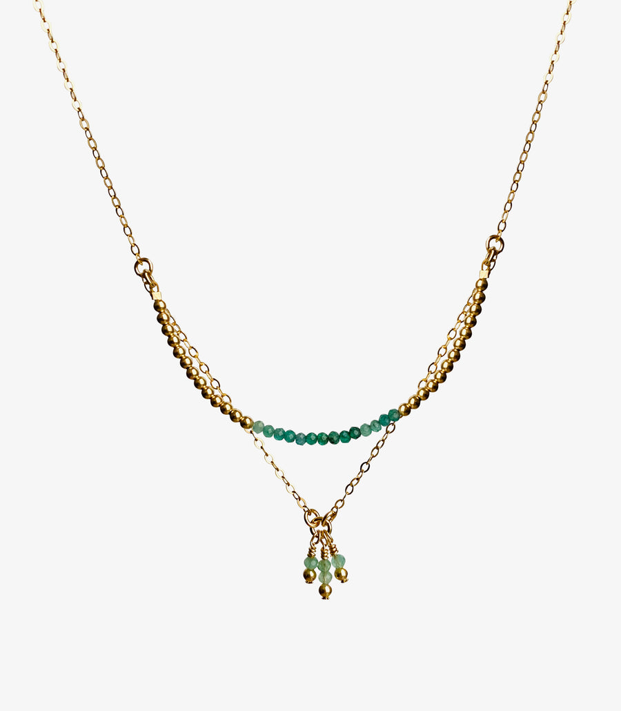 Uma Necklace ~ Emerald
