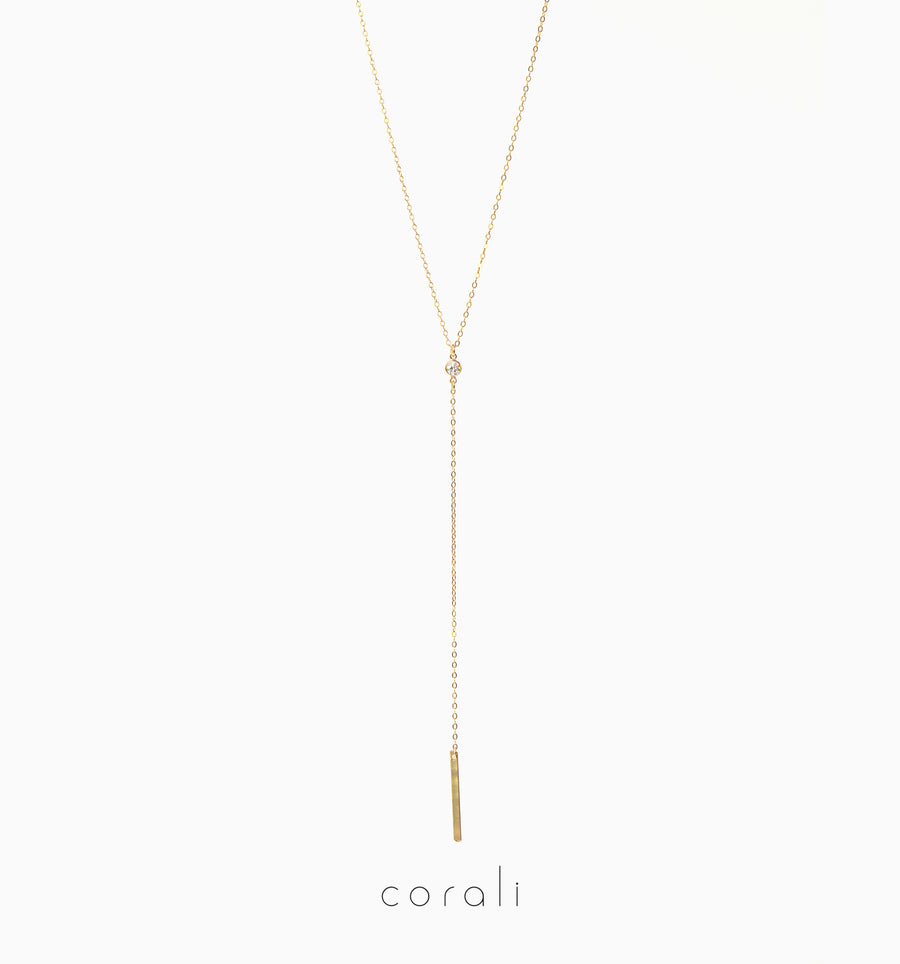 Emaline Lariat Necklace